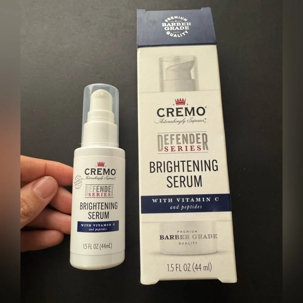 Cremo Defender Series BRIGHTENING SERUM with Vitamin C & Peptides 1.5 fl oz